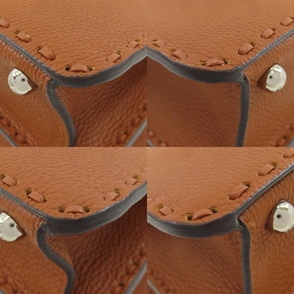 FENDI フェンディ ピーカブー アイシーユー 2WAY ハンドバッグ カーフ レディース 中古