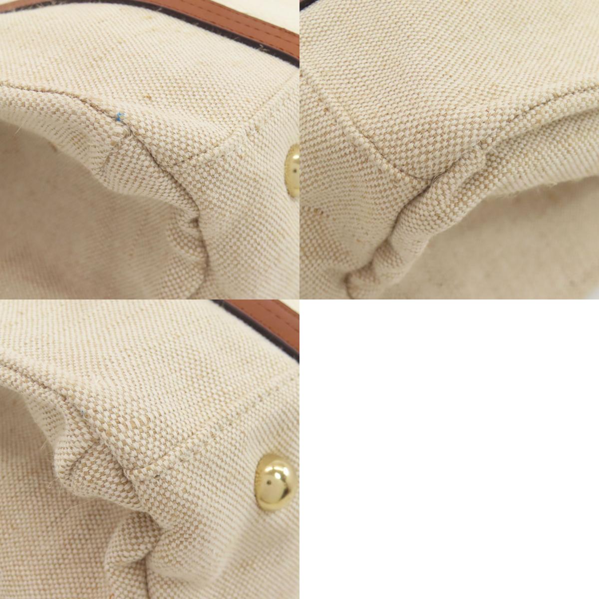 CHLOE クロエ マザーズバッグ 2WAY トートバッグ キャンバス レディース 中古