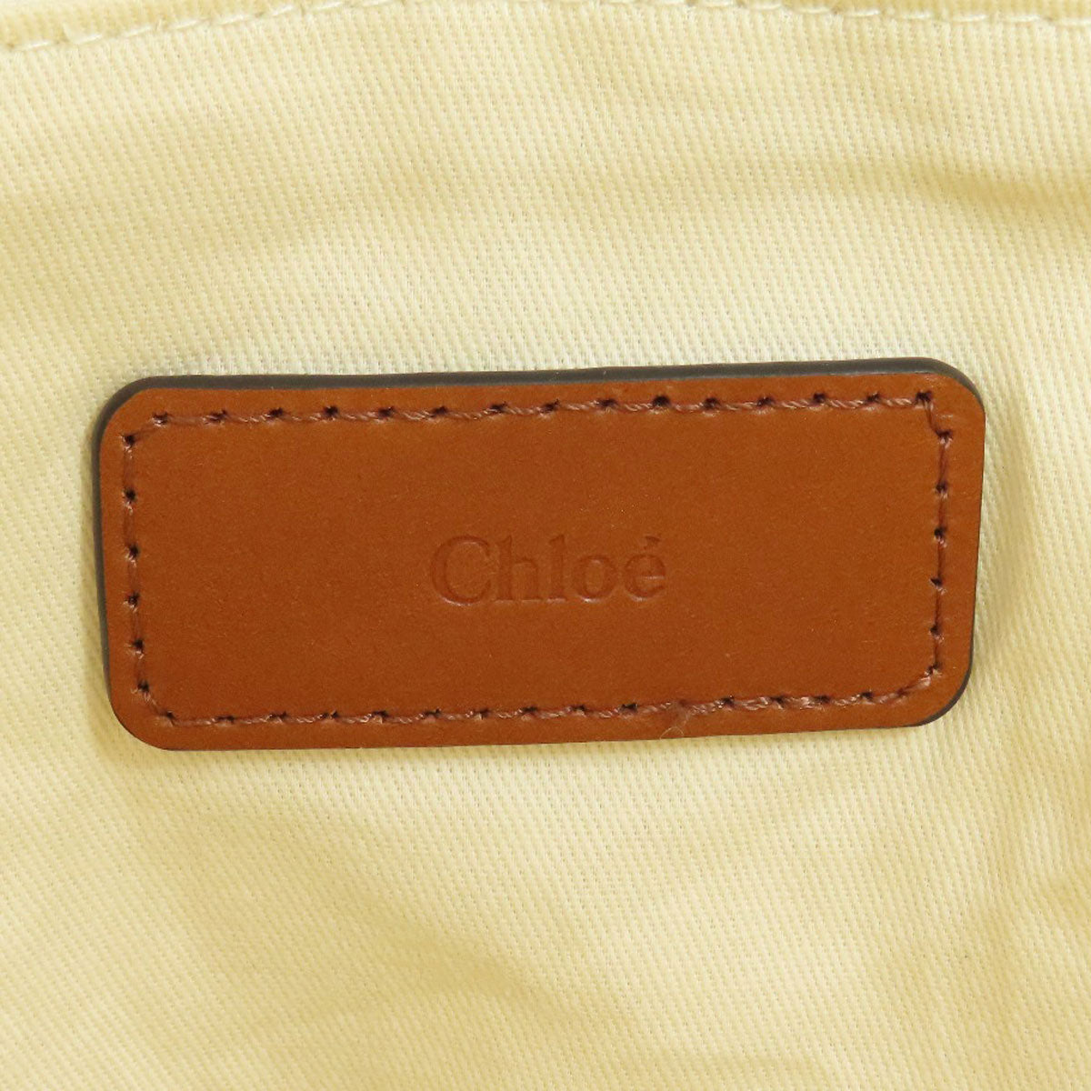 CHLOE クロエ マザーズバッグ 2WAY トートバッグ キャンバス レディース 中古