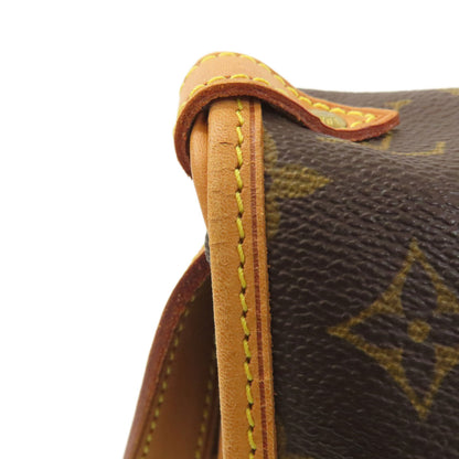 LOUIS VUITTON ルイヴィトン M42256 ソミュール30 ショルダーバッグ モノグラムキャンバス レディース 中古