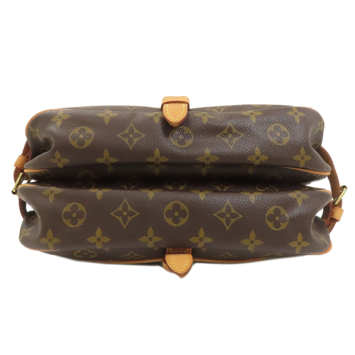 LOUIS VUITTON ルイヴィトン M42256 ソミュール30 ショルダーバッグ モノグラムキャンバス レディース 中古