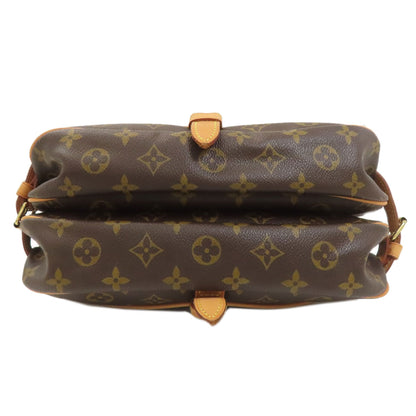 LOUIS VUITTON ルイヴィトン M42256 ソミュール30 ショルダーバッグ モノグラムキャンバス レディース 中古