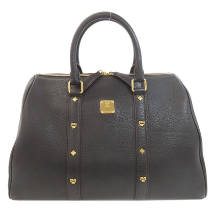 MCM エムシーエム ミニボストン ボストンバッグ カーフ レディース 中古