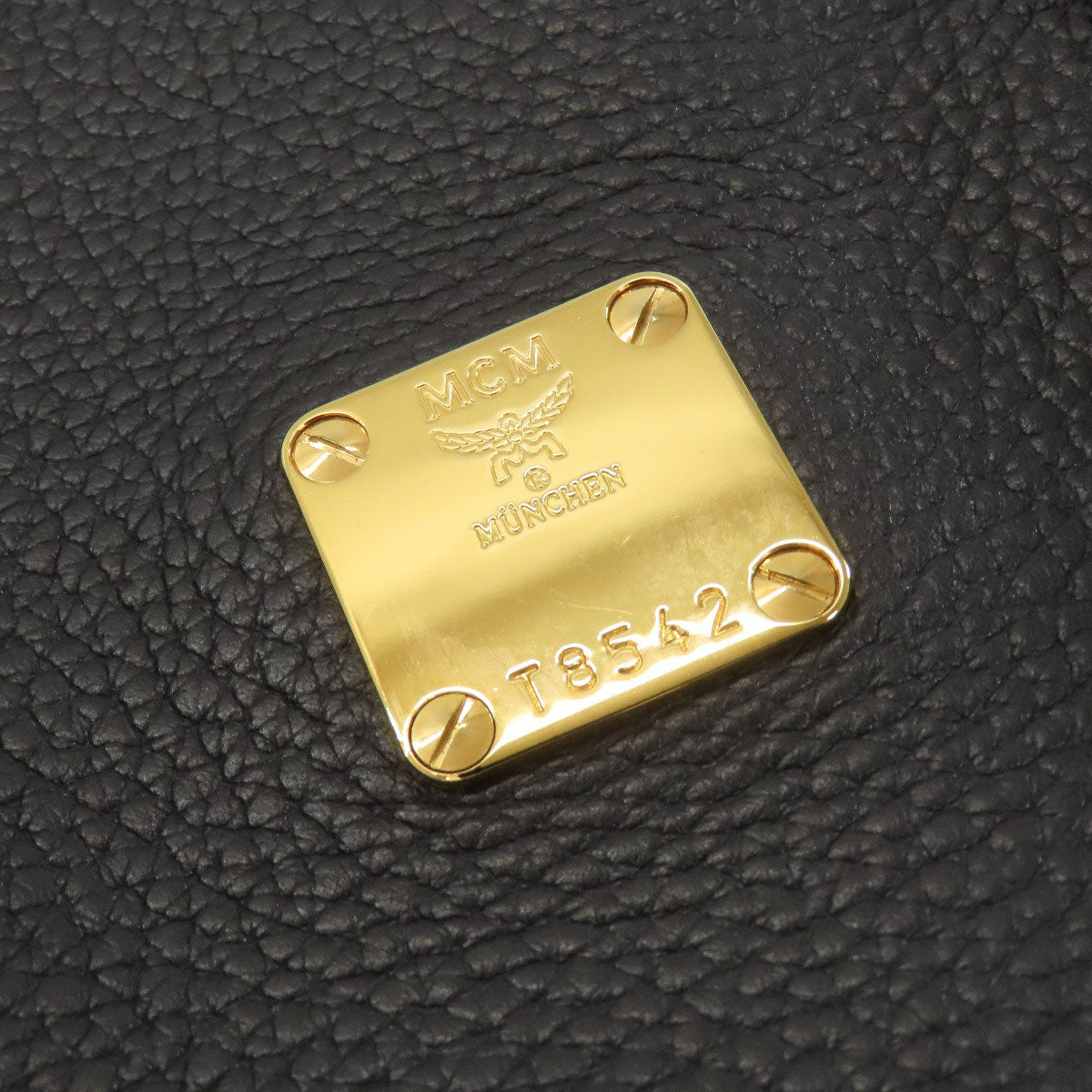 MCM エムシーエム ミニボストン ボストンバッグ カーフ レディース 中古
