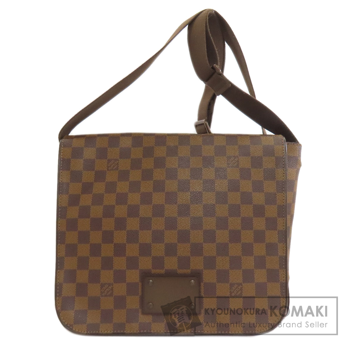 LOUIS VUITTON ルイヴィトン N51211 ブルックリンMM ショルダーバッグ ダミエキャンバス レディース 中古