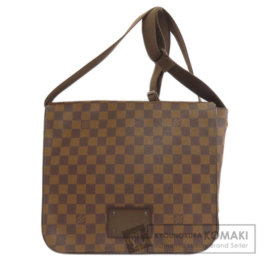 LOUIS VUITTON ルイヴィトン N51211 ブルックリンMM ショルダーバッグ ダミエキャンバス レディース 中古