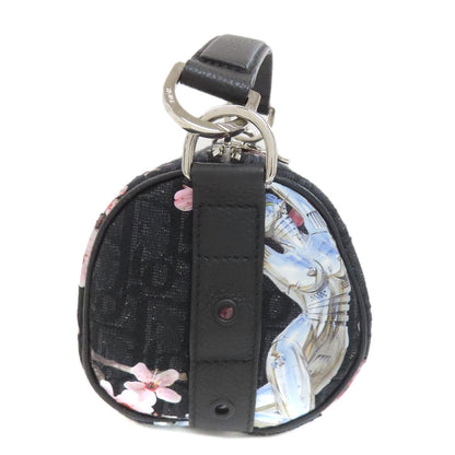 CHRISTIAN DIOR クリスチャンディオール 空山基コラボ トロッター 桜 2WAY ハンドバッグ キャンバス レディース 中古
