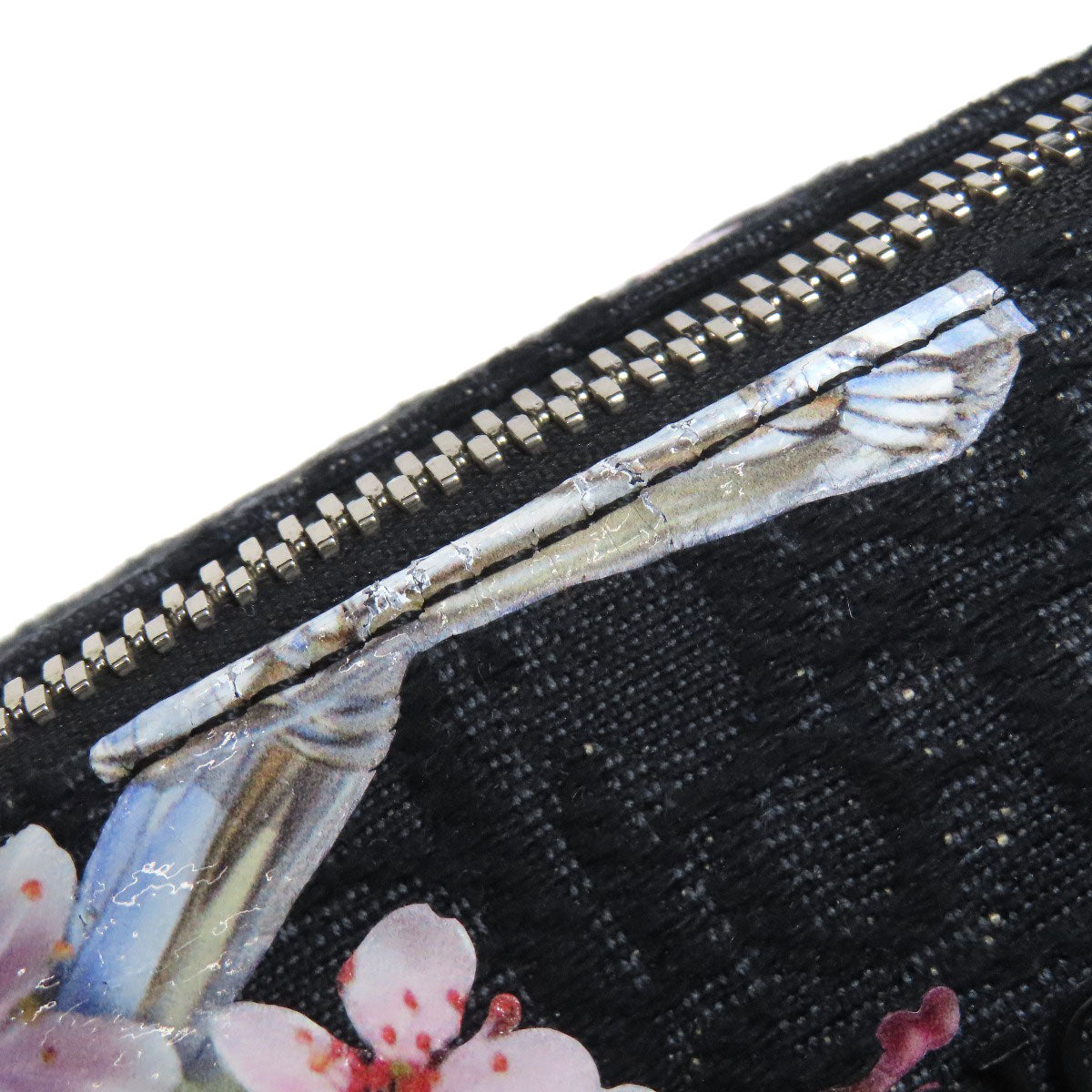 CHRISTIAN DIOR クリスチャンディオール 空山基コラボ トロッター 桜 2WAY ハンドバッグ キャンバス レディース 中古