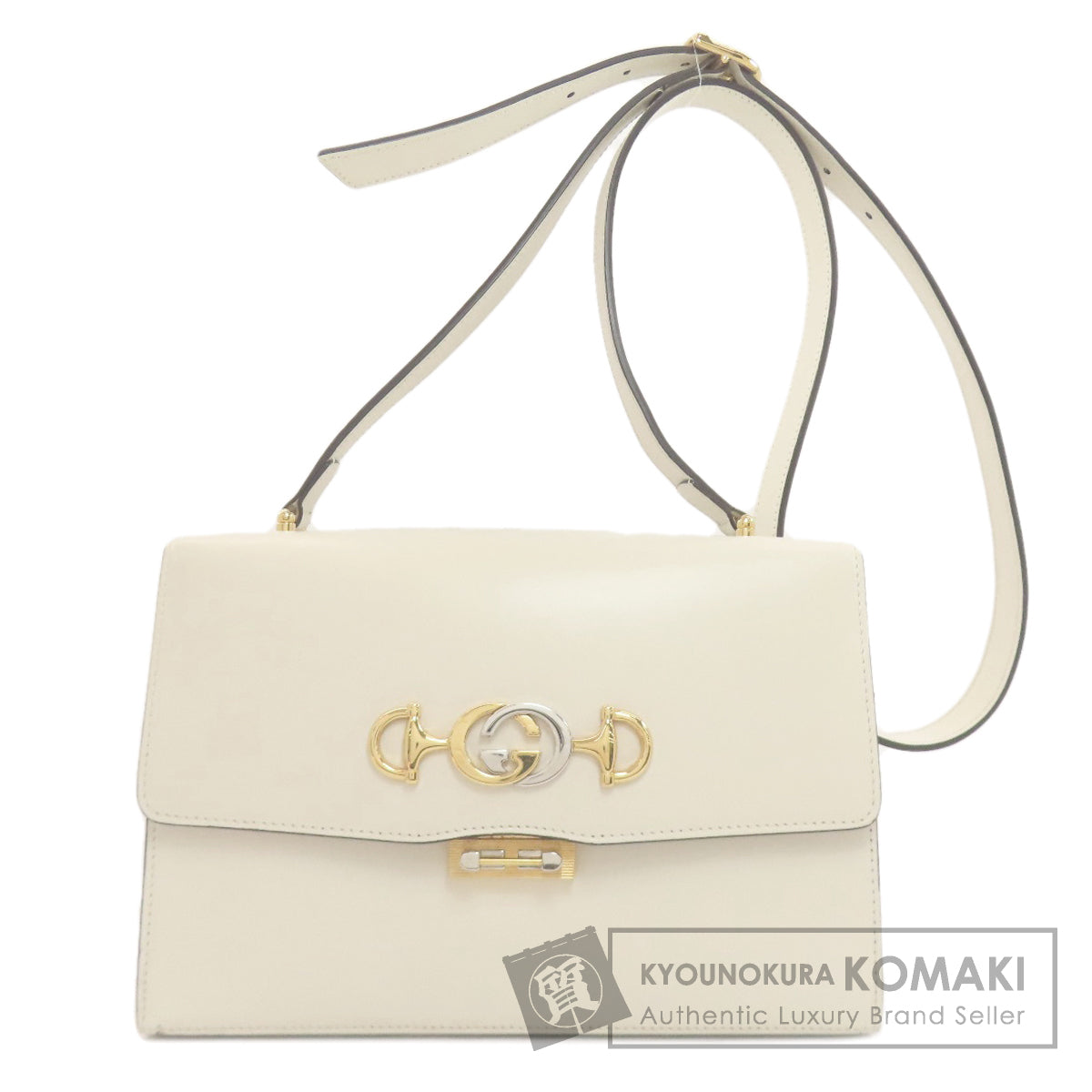 GUCCI グッチ 576388 ズゥミ ショルダーバッグ カーフ レディース 中古