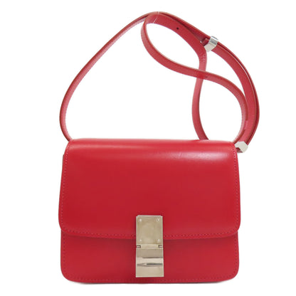 CELINE セリーヌ クラシックボックス ショルダーバッグ カーフ レディース 中古