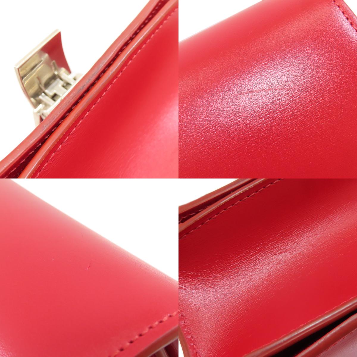 CELINE セリーヌ クラシックボックス ショルダーバッグ カーフ レディース 中古