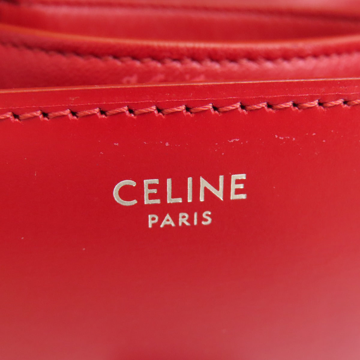 CELINE セリーヌ クラシックボックス ショルダーバッグ カーフ レディース 中古