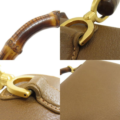 GUCCI グッチ 000・29・0633 バンブーハンドル 2WAY ハンドバッグ カーフ レディース 中古