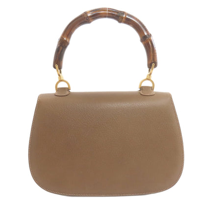 GUCCI グッチ 000・29・0633 バンブーハンドル 2WAY ハンドバッグ カーフ レディース 中古