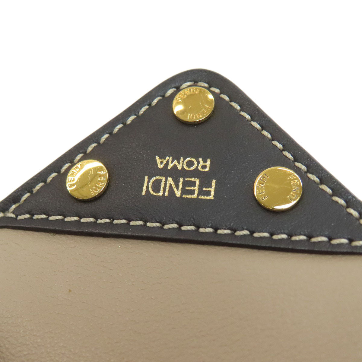 FENDI フェンディ フリップ 2WAY ハンドバッグ カーフ レディース 中古