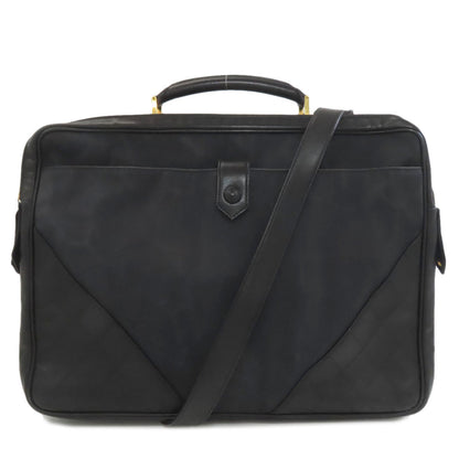 CHANEL シャネル マトラッセ ゴールド金具 2WAY ビジネスバッグ キャンバス メンズ 中古