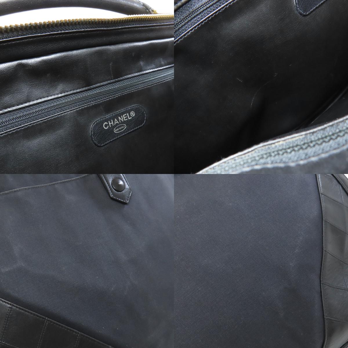 CHANEL シャネル マトラッセ ゴールド金具 2WAY ビジネスバッグ キャンバス メンズ 中古