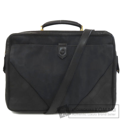 CHANEL シャネル マトラッセ ゴールド金具 2WAY ビジネスバッグ キャンバス メンズ 中古