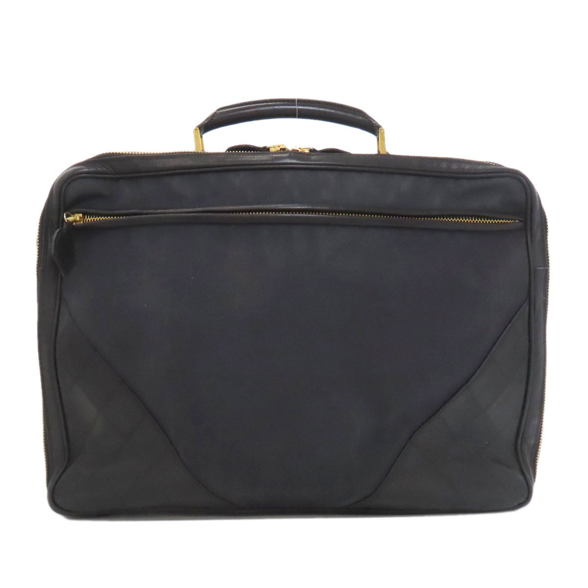 CHANEL シャネル マトラッセ ゴールド金具 2WAY ビジネスバッグ キャンバス メンズ 中古