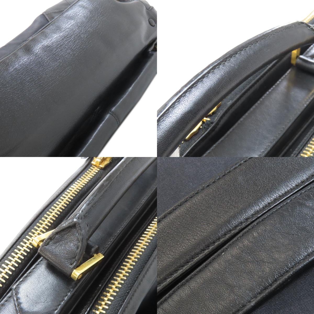 CHANEL シャネル マトラッセ ゴールド金具 2WAY ビジネスバッグ キャンバス メンズ 中古
