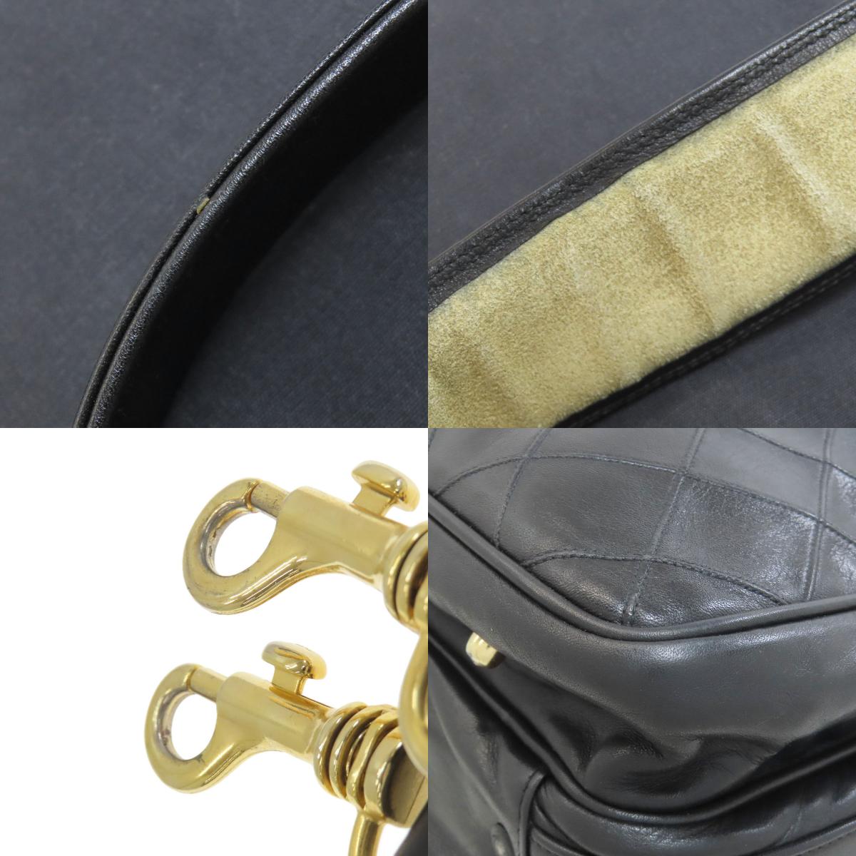 CHANEL シャネル マトラッセ ゴールド金具 2WAY ビジネスバッグ キャンバス メンズ 中古