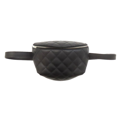 CHANEL シャネル マトラッセ シルバー金具 ヒップバッグ・ウエストバッグ ラムスキン レディース 中古