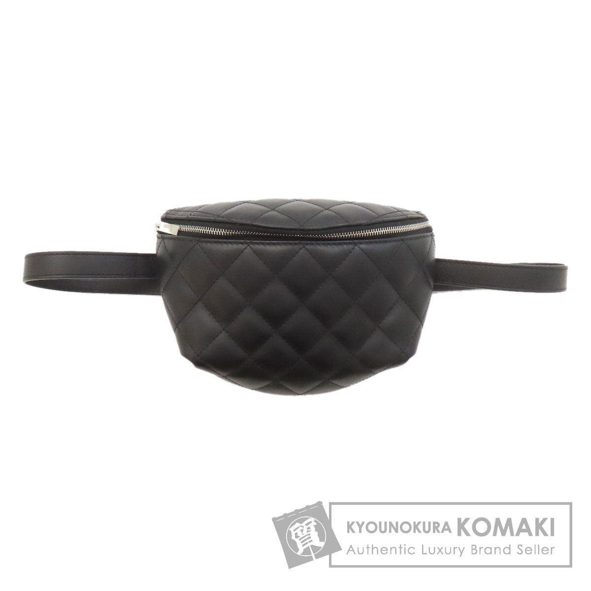 CHANEL シャネル マトラッセ シルバー金具 ヒップバッグ・ウエストバッグ ラムスキン レディース 中古
