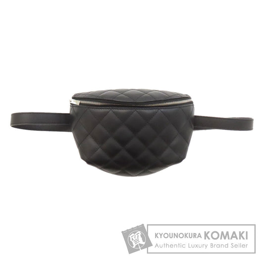 CHANEL シャネル マトラッセ シルバー金具 ヒップバッグ・ウエストバッグ ラムスキン レディース 中古