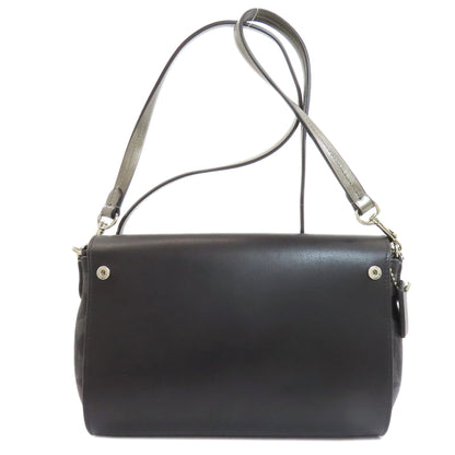 COACH コーチ F26172 リバーシブル フラップ シグネチャー ロングショルダー ショルダーバッグ PVC レディース 中古