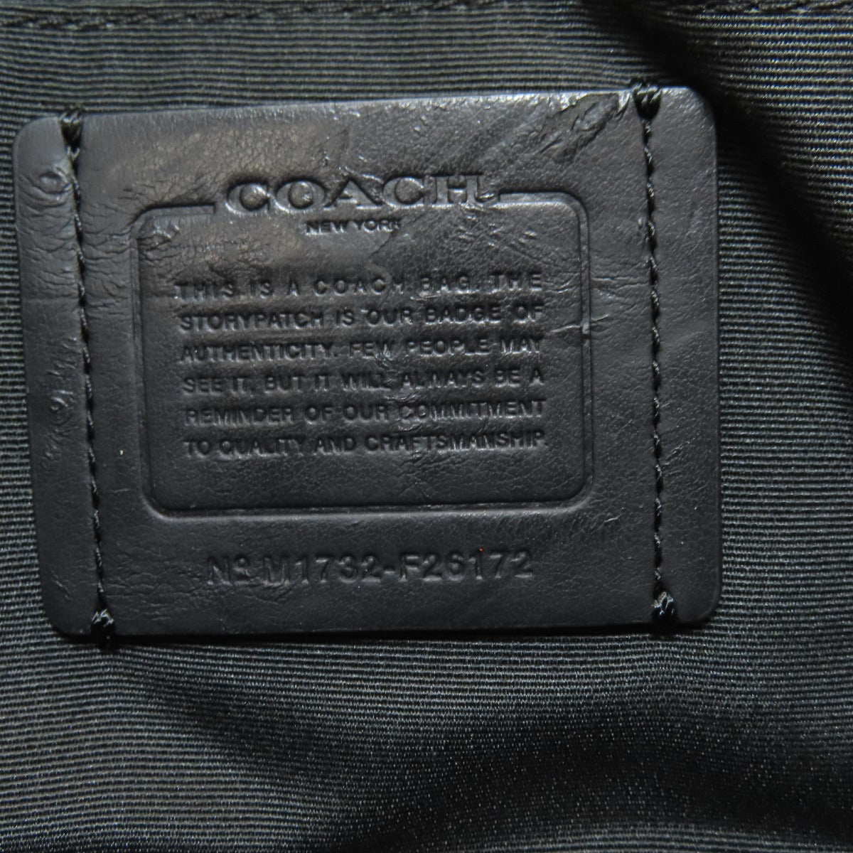 COACH コーチ F26172 リバーシブル フラップ シグネチャー ロングショルダー ショルダーバッグ PVC レディース 中古