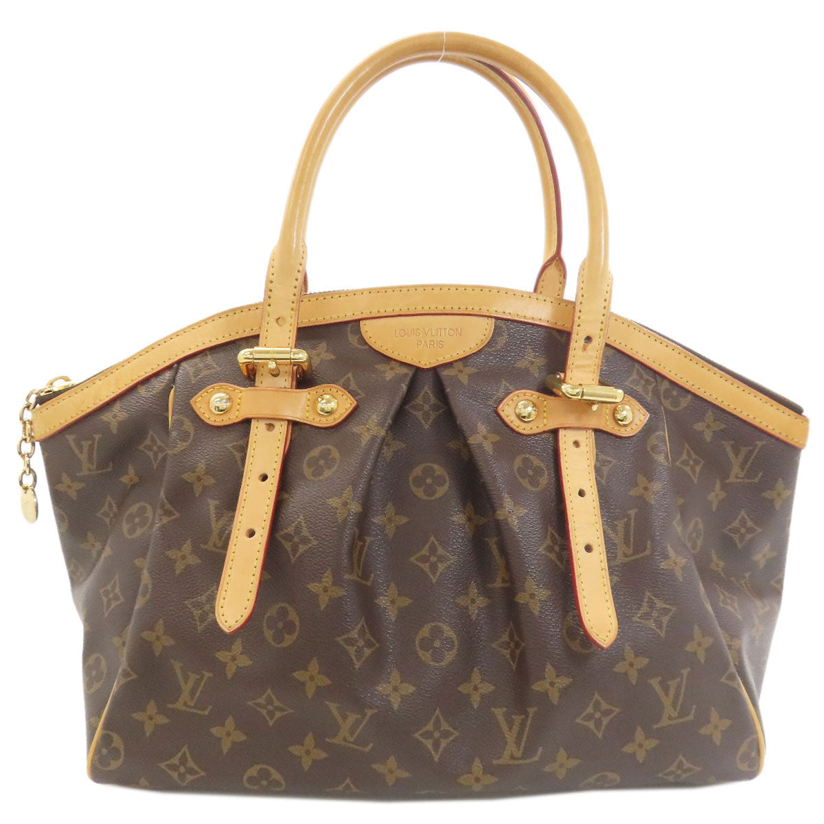 LOUIS VUITTON ルイヴィトン M40144 ティヴォリGM トートバッグ モノグラムキャンバス レディース 中古