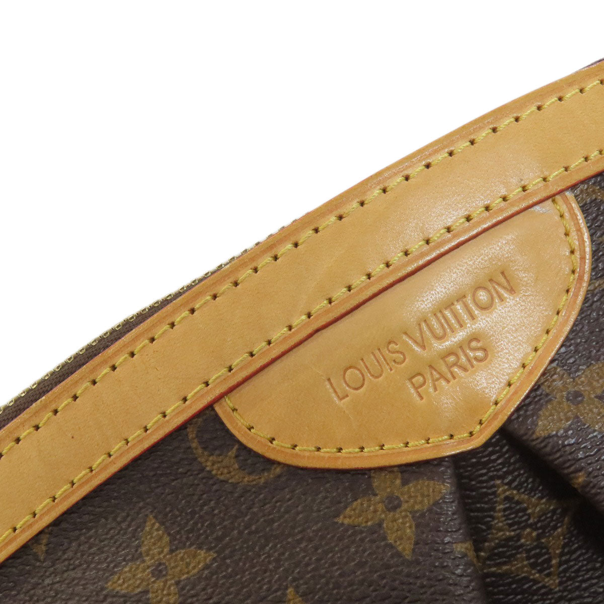 LOUIS VUITTON ルイヴィトン M40144 ティヴォリGM トートバッグ モノグラムキャンバス レディース 中古