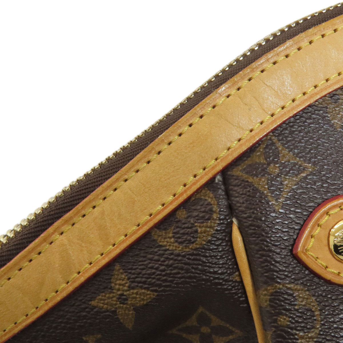 LOUIS VUITTON ルイヴィトン M40144 ティヴォリGM トートバッグ モノグラムキャンバス レディース 中古
