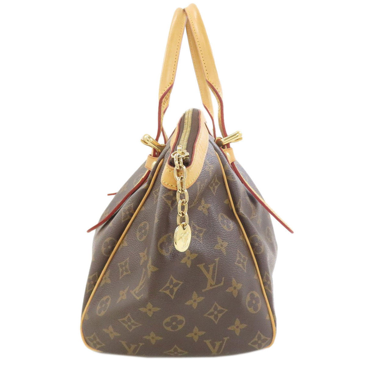 LOUIS VUITTON ルイヴィトン M40144 ティヴォリGM トートバッグ モノグラムキャンバス レディース 中古