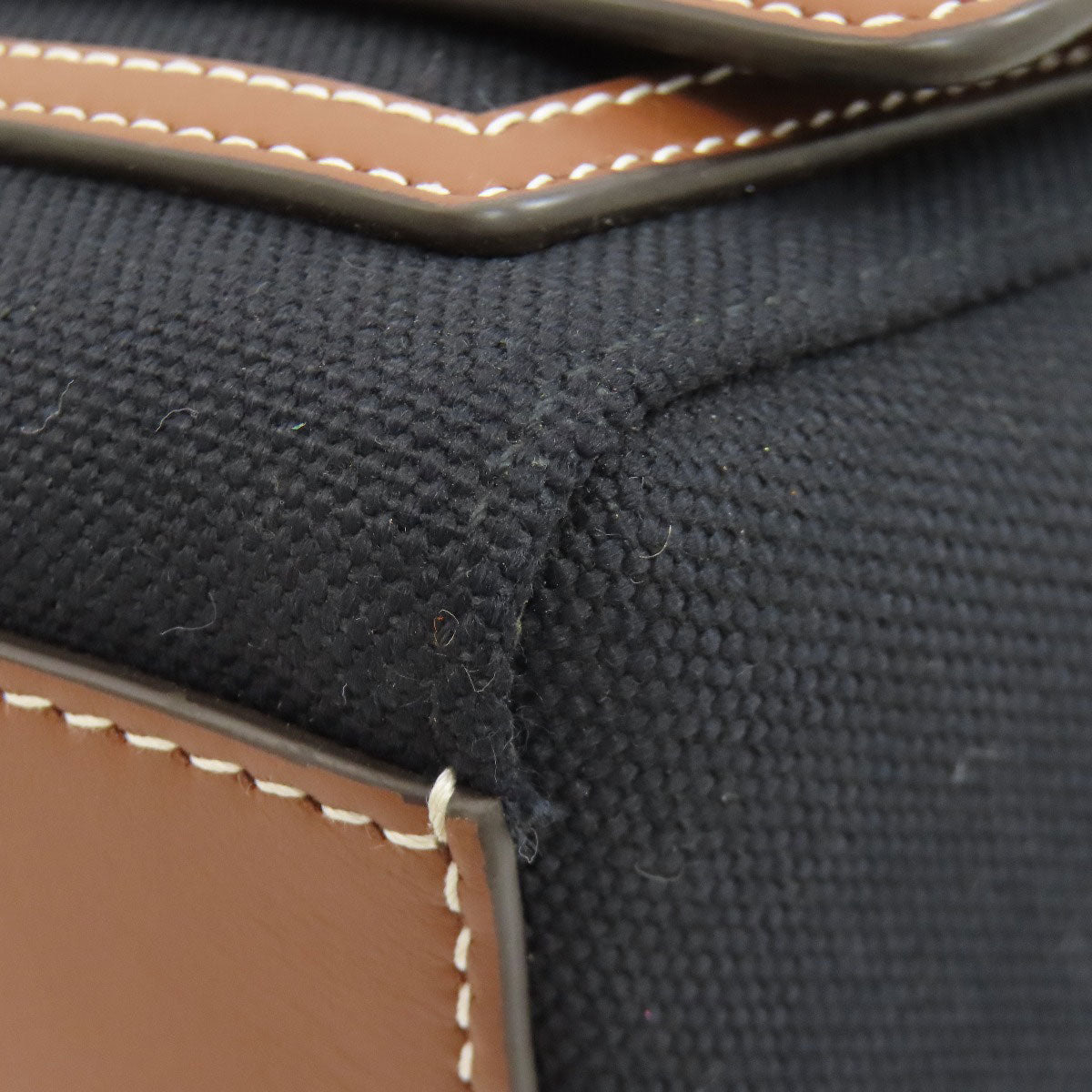 BURBERRY バーバリー ロゴ ショルダーバッグ キャンバス レディース 中古