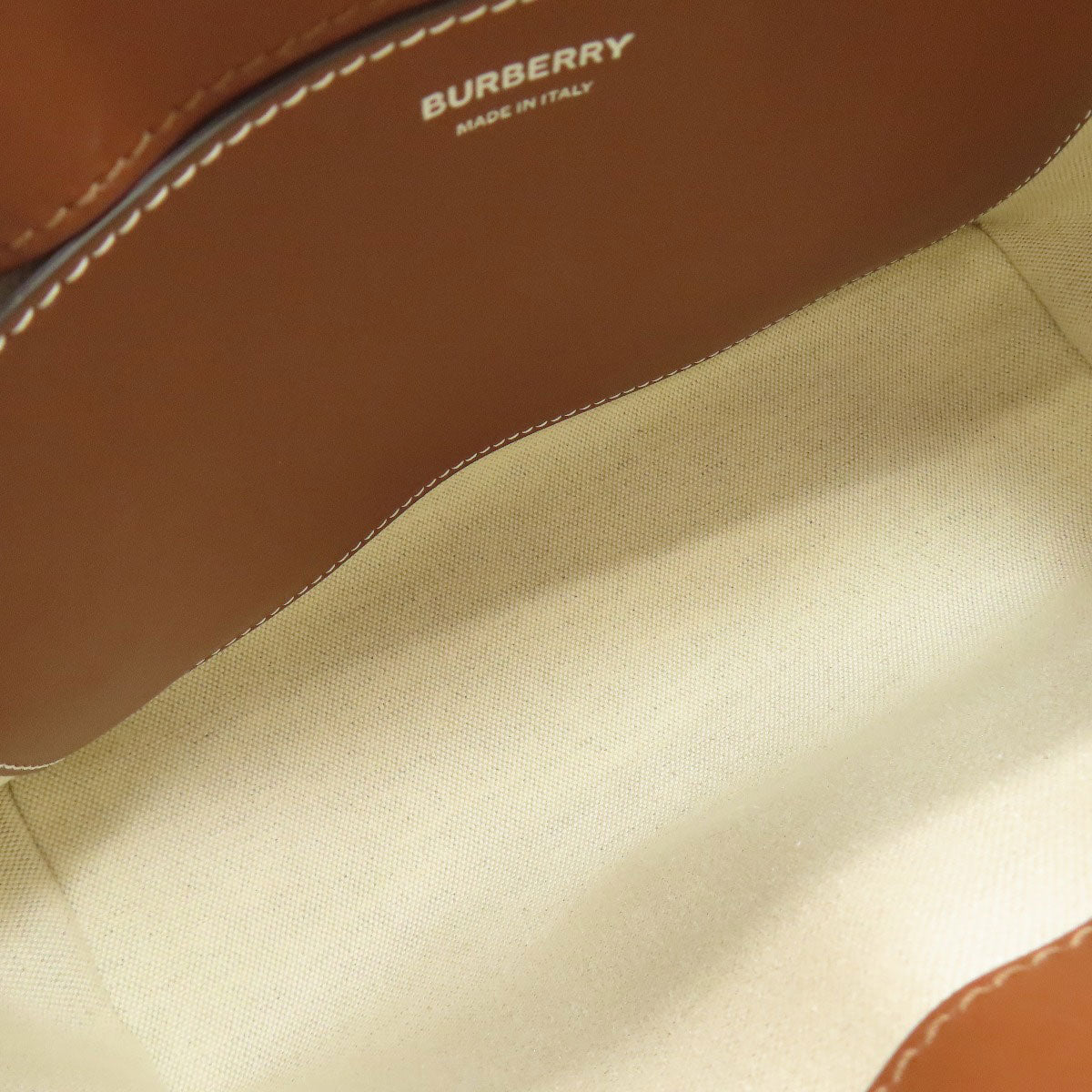 BURBERRY バーバリー ロゴ ショルダーバッグ キャンバス レディース 中古