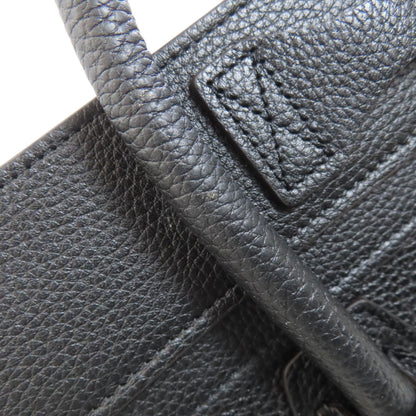 CELINE セリーヌ ラゲージマイクロ ハンドバッグ カーフ レディース 中古