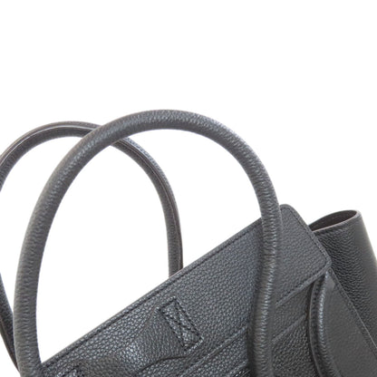 CELINE セリーヌ ラゲージマイクロ ハンドバッグ カーフ レディース 中古