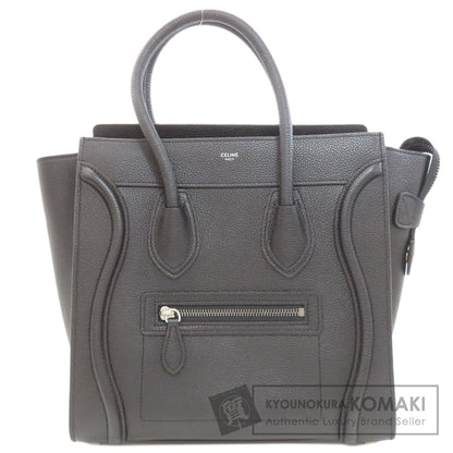 CELINE セリーヌ ラゲージマイクロ ハンドバッグ カーフ レディース 中古