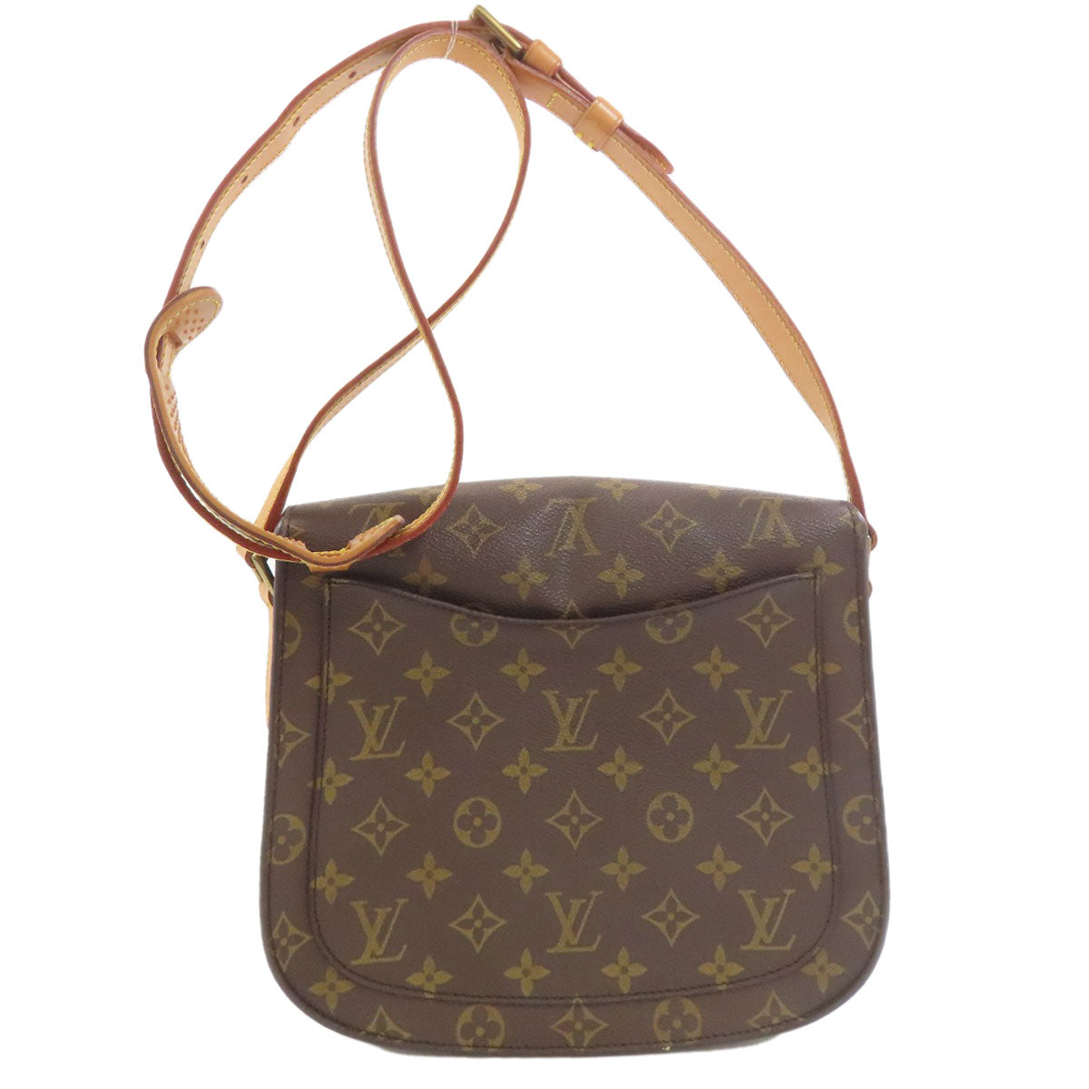 LOUIS VUITTON ルイヴィトン M51242 サン・クルー ショルダーバッグ モノグラムキャンバス レディース 中古