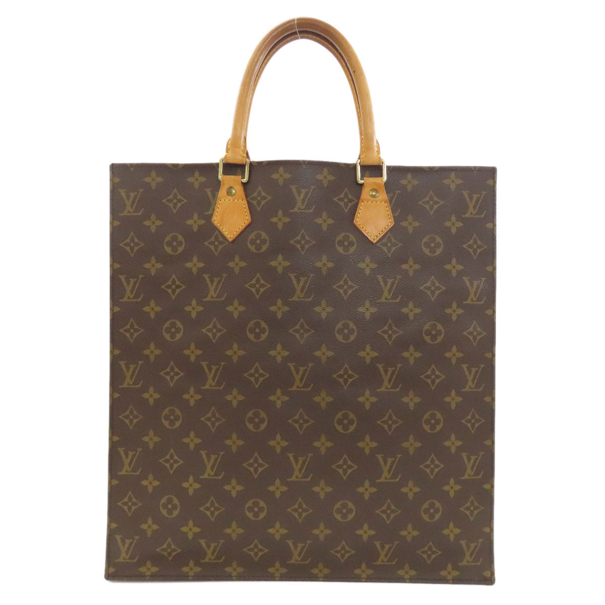 LOUIS VUITTON ルイヴィトン M51140 サックプラ ハンドバッグ モノグラムキャンバス レディース 中古
