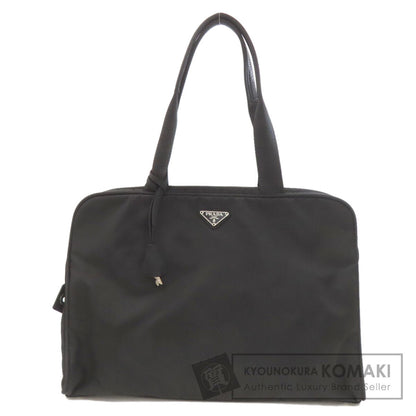 PRADA プラダ ロゴ金具 ハンドバッグ ナイロン レディース 中古