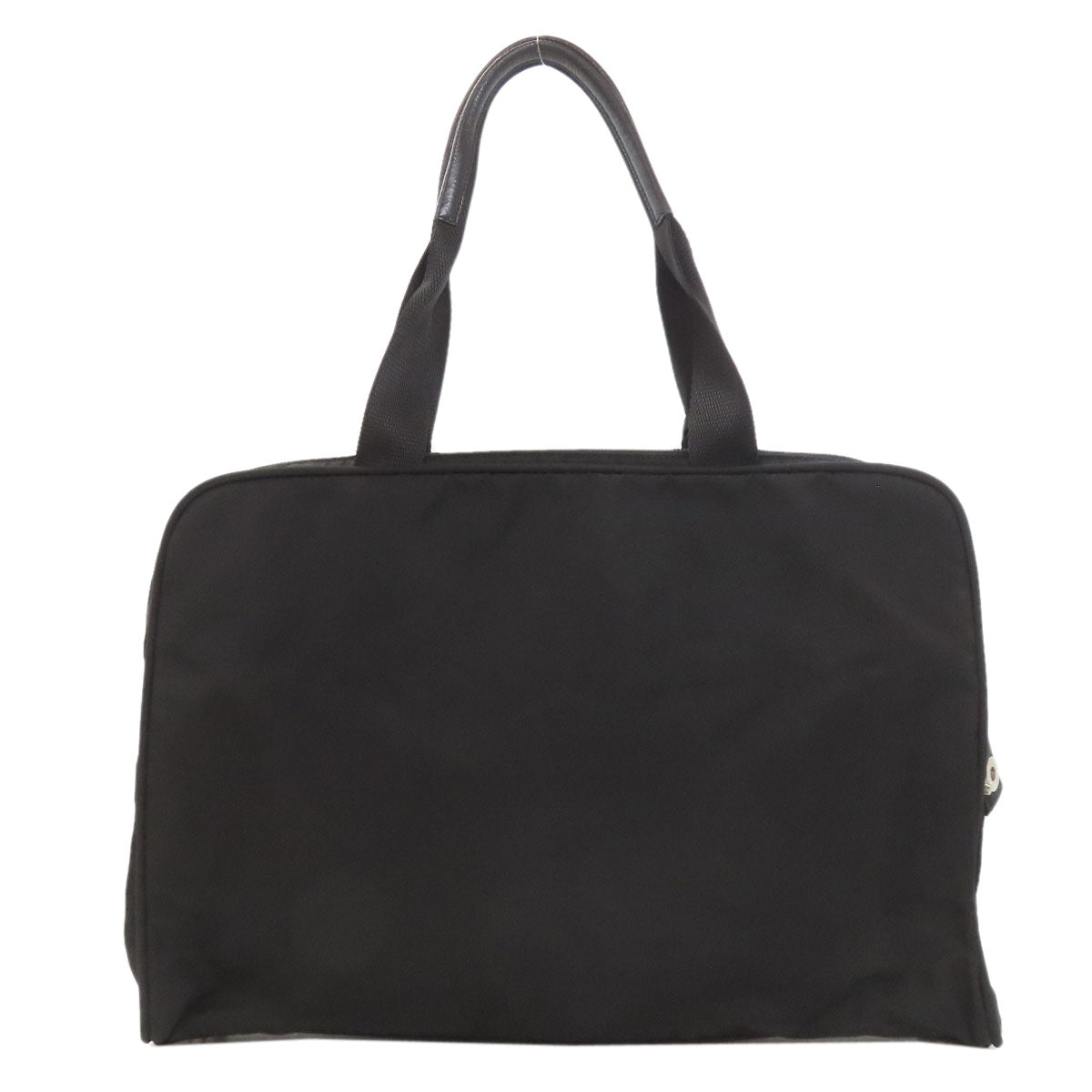 PRADA プラダ ロゴ金具 ハンドバッグ ナイロン レディース 中古