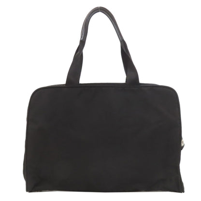 PRADA プラダ ロゴ金具 ハンドバッグ ナイロン レディース 中古