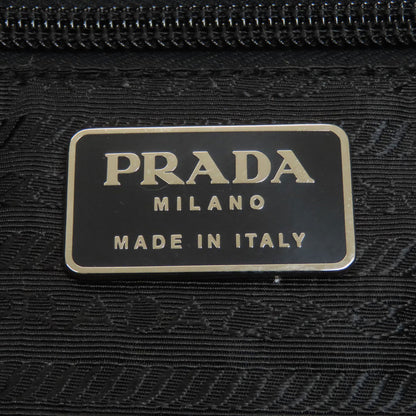PRADA プラダ ロゴ金具 ハンドバッグ ナイロン レディース 中古