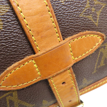 LOUIS VUITTON ルイヴィトン M42256 ソミュール30 ショルダーバッグ モノグラムキャンバス レディース 中古