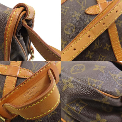 LOUIS VUITTON ルイヴィトン M42256 ソミュール30 ショルダーバッグ モノグラムキャンバス レディース 中古