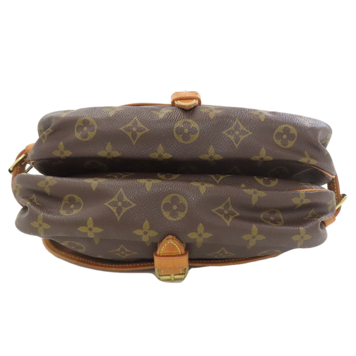 LOUIS VUITTON ルイヴィトン M42256 ソミュール30 ショルダーバッグ モノグラムキャンバス レディース 中古