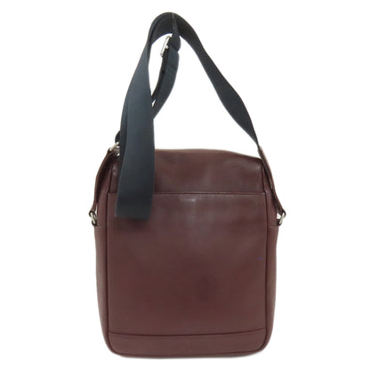 Dunhill ダンヒル ロゴ ショルダーバッグ レザー メンズ 中古