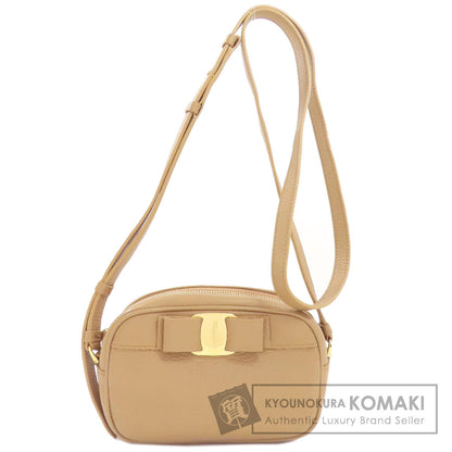 Salvatore Ferragamo サルヴァトーレフェラガモ ヴァラリボン ショルダーバッグ レザー レディース 中古